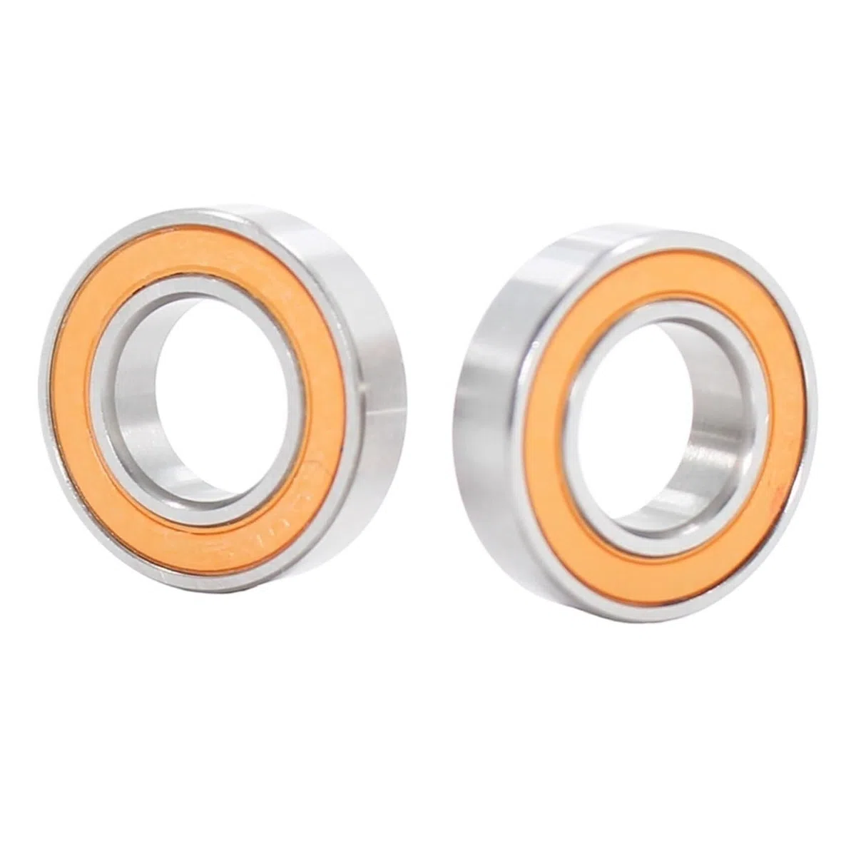 2 uds 10x19x5 S6800 2RS CB ABEC7 10 * 19 * 5mm rodamiento de Bolas de cerámica híbrido de Acero Inoxidable S6800RS