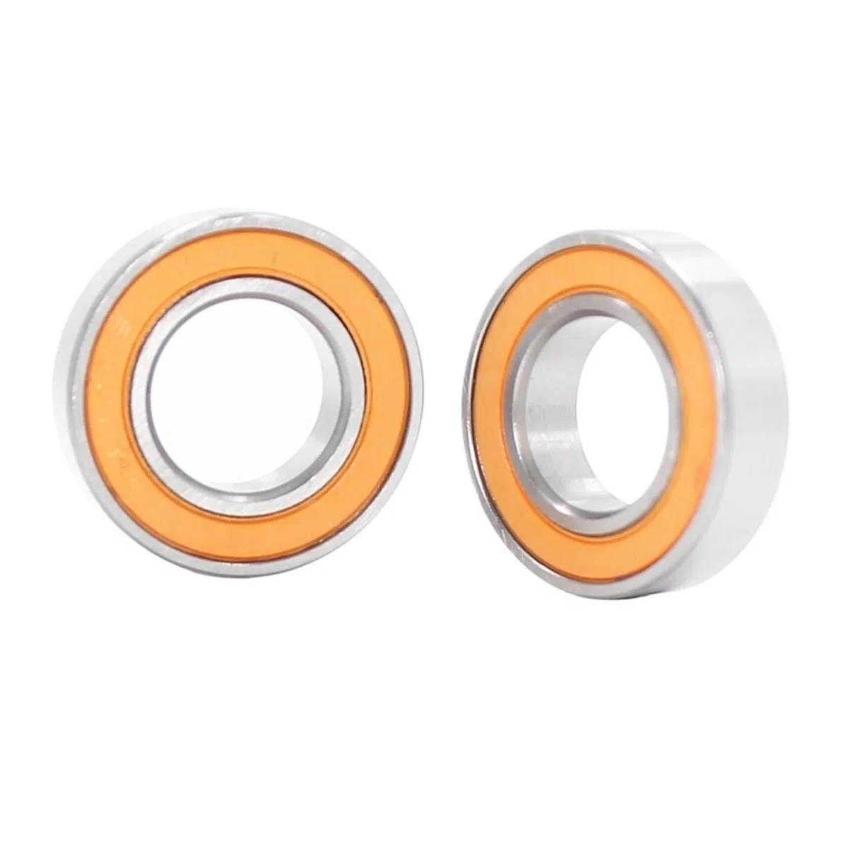 2 uds 10x19x5 S6800 2RS CB ABEC7 10 * 19 * 5mm rodamiento de Bolas de cerámica híbrido de Acero Inoxidable S6800RS